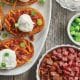 Quick game day meat lovers potato skins
